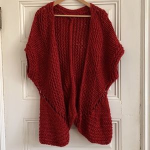 Vintage chunky knitted cardigan